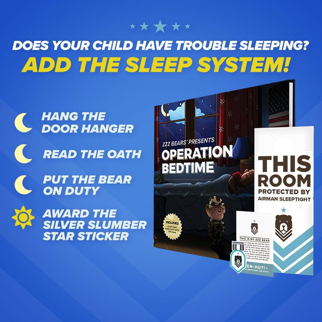 Airman Sleeptight - Air Force Teddy Bear - Hooyah Woodworks LLC