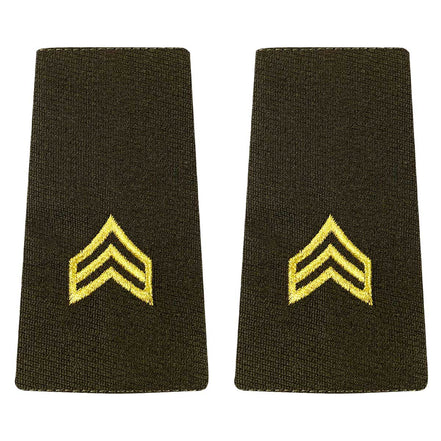 Army AGSU Large Epaulet: Sergeant - Hooyah Woodworks LLC
