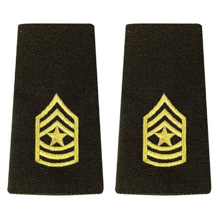 Army AGSU Large Epaulet: Sergeant Major - Hooyah Woodworks LLC