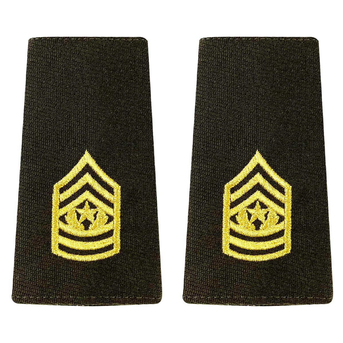 Army AGSU Leather Service Jacket (Bomber) Epaulet: Command Sergeant Major - Hooyah Woodworks LLC
