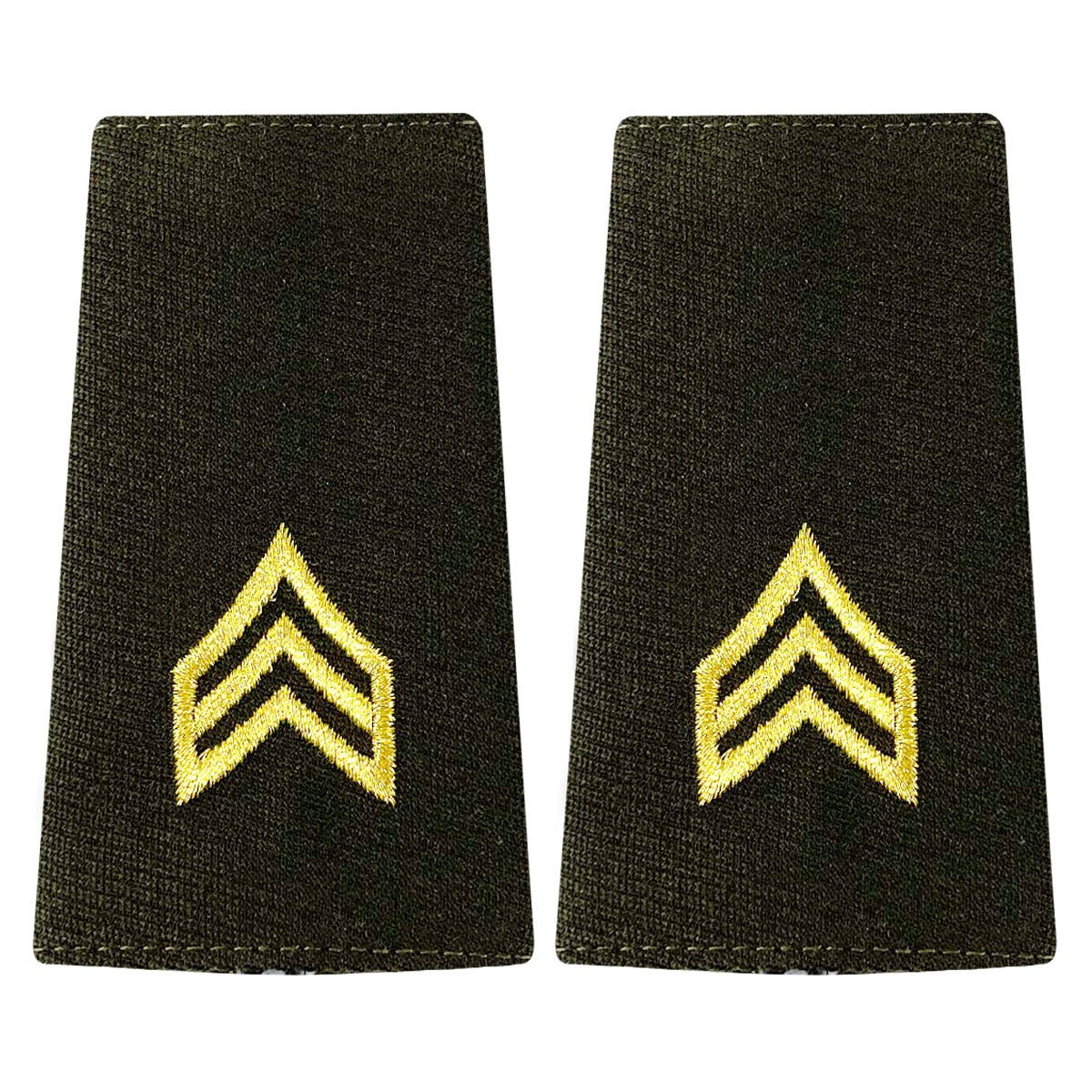 Army AGSU Leather Service Jacket (Bomber) Epaulet: Sergeant - Hooyah Woodworks LLC