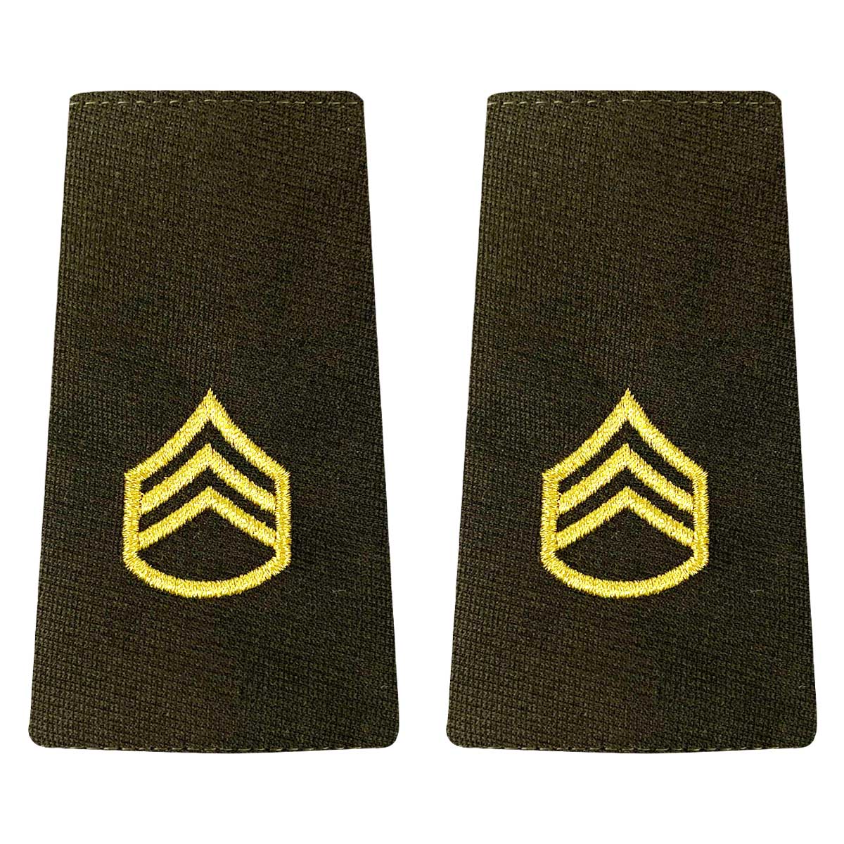 Army AGSU Leather Service Jacket (Bomber) Epaulet: Staff Sergeant - Hooyah Woodworks LLC