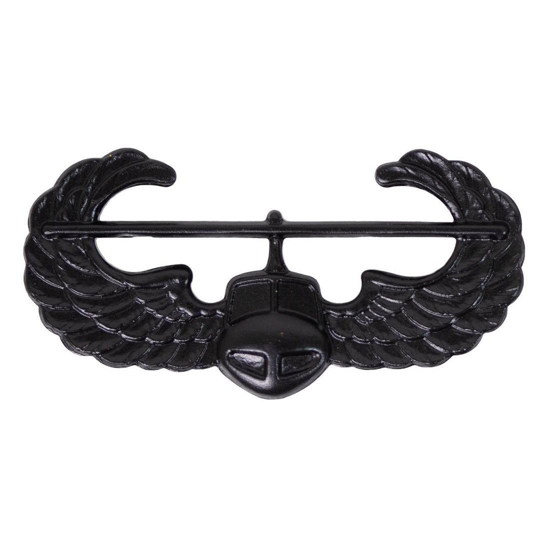 Army Badge: Air Assault - black metal - Hooyah Woodworks LLC