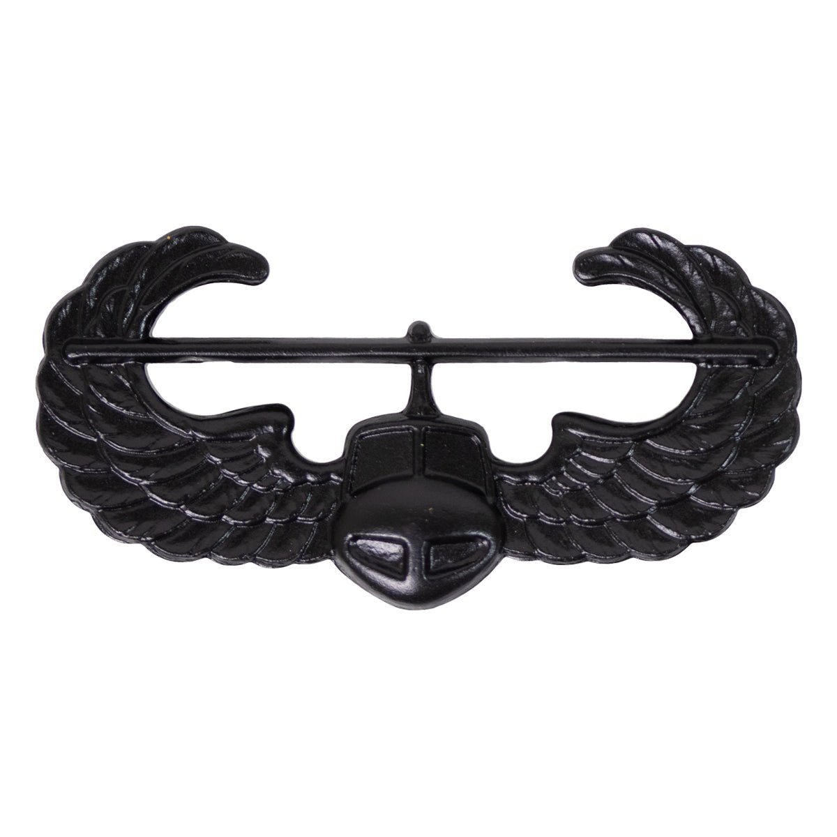 Army Badge: Air Assault - black metal - Hooyah Woodworks LLC