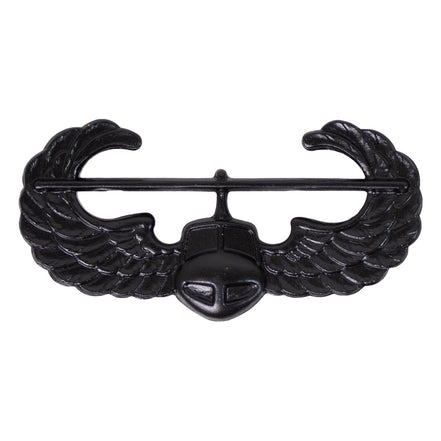 Army Badge: Air Assault - black metal - Hooyah Woodworks LLC