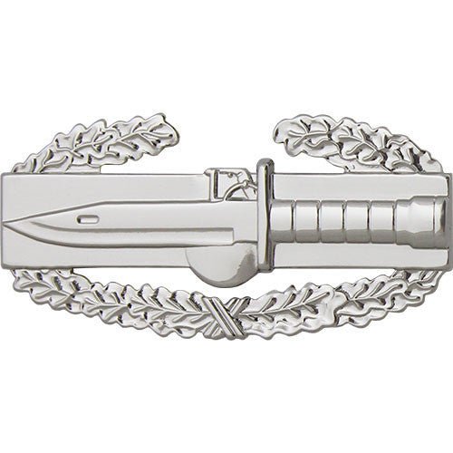 Army Badge: Combat Action First Award - regulation size, mirror finish - Hooyah Woodworks LLC