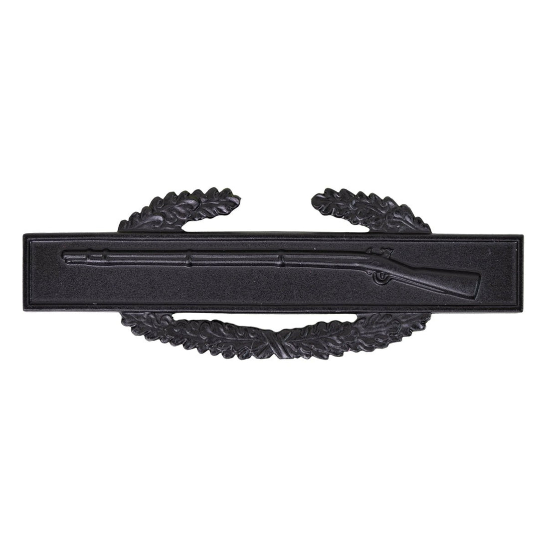 Army Badge: Combat Infantry First Award - regulation size, black metal - Hooyah Woodworks LLC