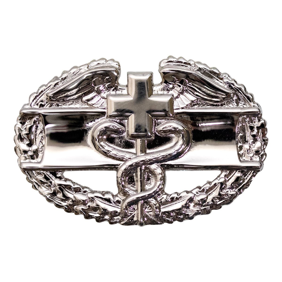 Army Badge: Combat Medical First Award - mirror finish - Hooyah Woodworks LLC