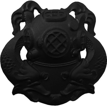 Army Badge: Diver First Class - black metal - Hooyah Woodworks LLC