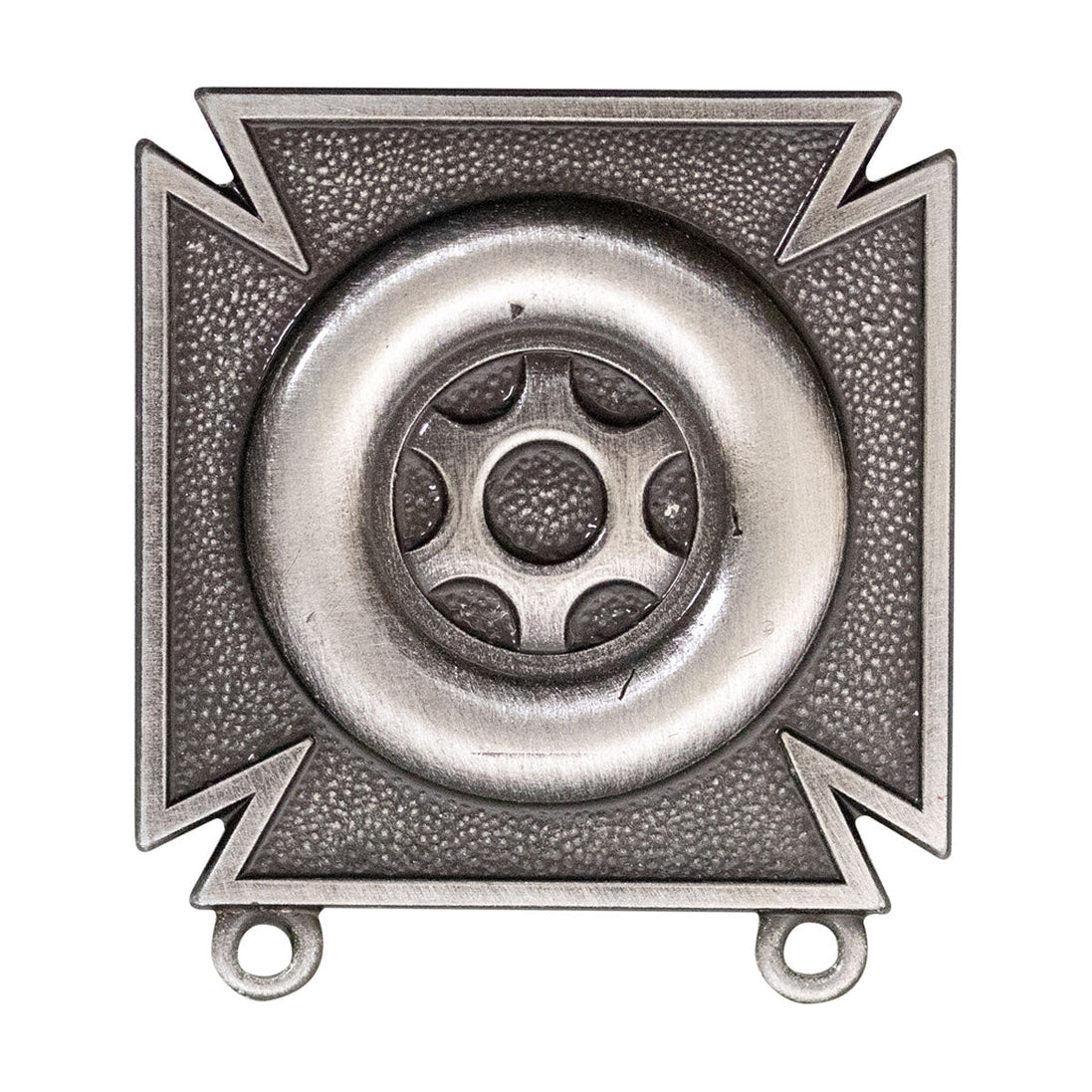 Army Badge: Driver and Mechanic - silver oxidized - Hooyah Woodworks LLC