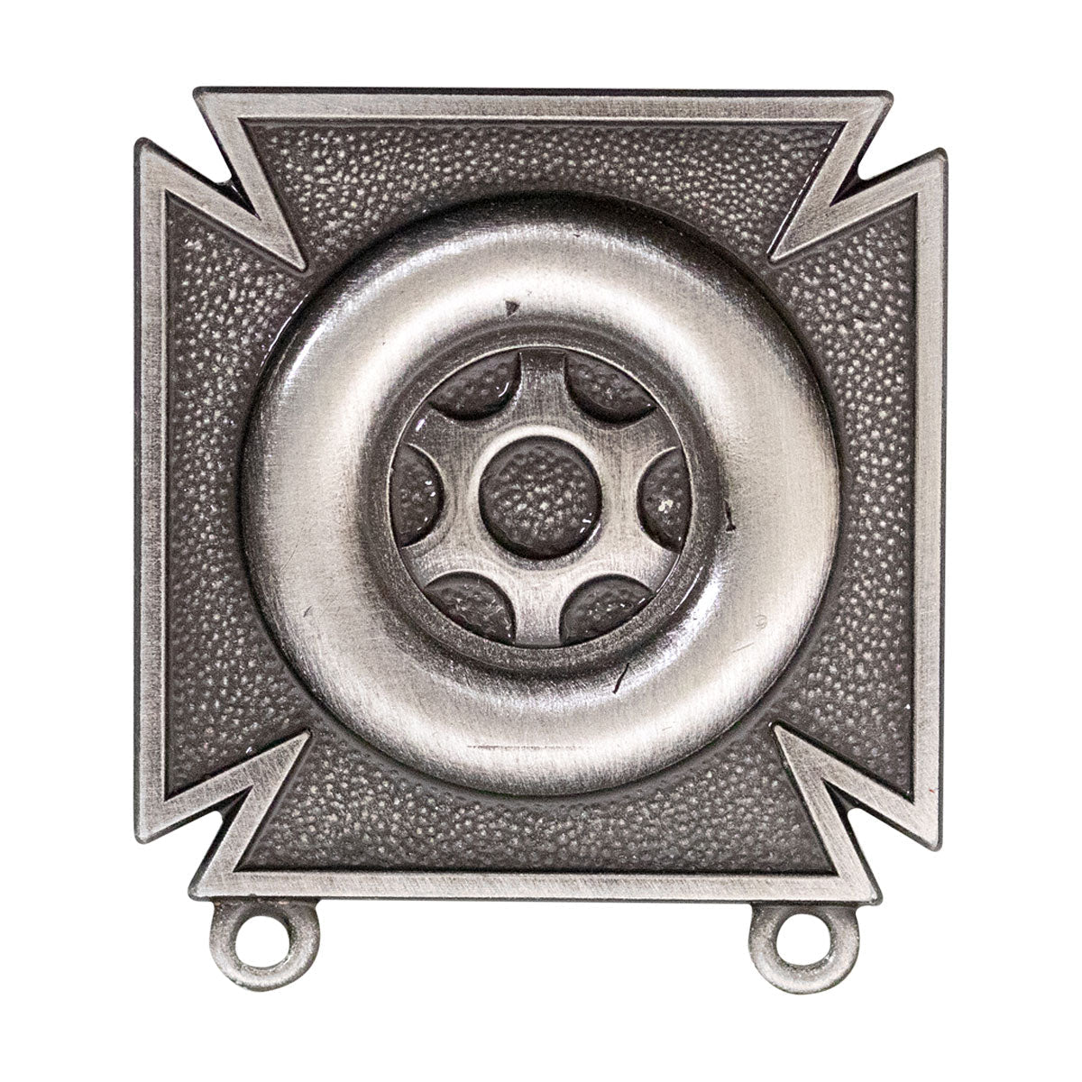 Army Badge: Driver and Mechanic - silver oxidized - Hooyah Woodworks LLC