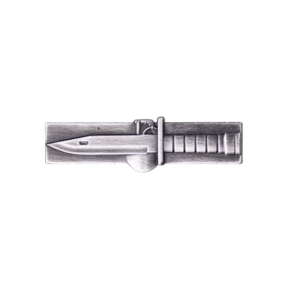 Army Badge: Expert Soldier - regulation size, silver oxidized - Hooyah Woodworks LLC