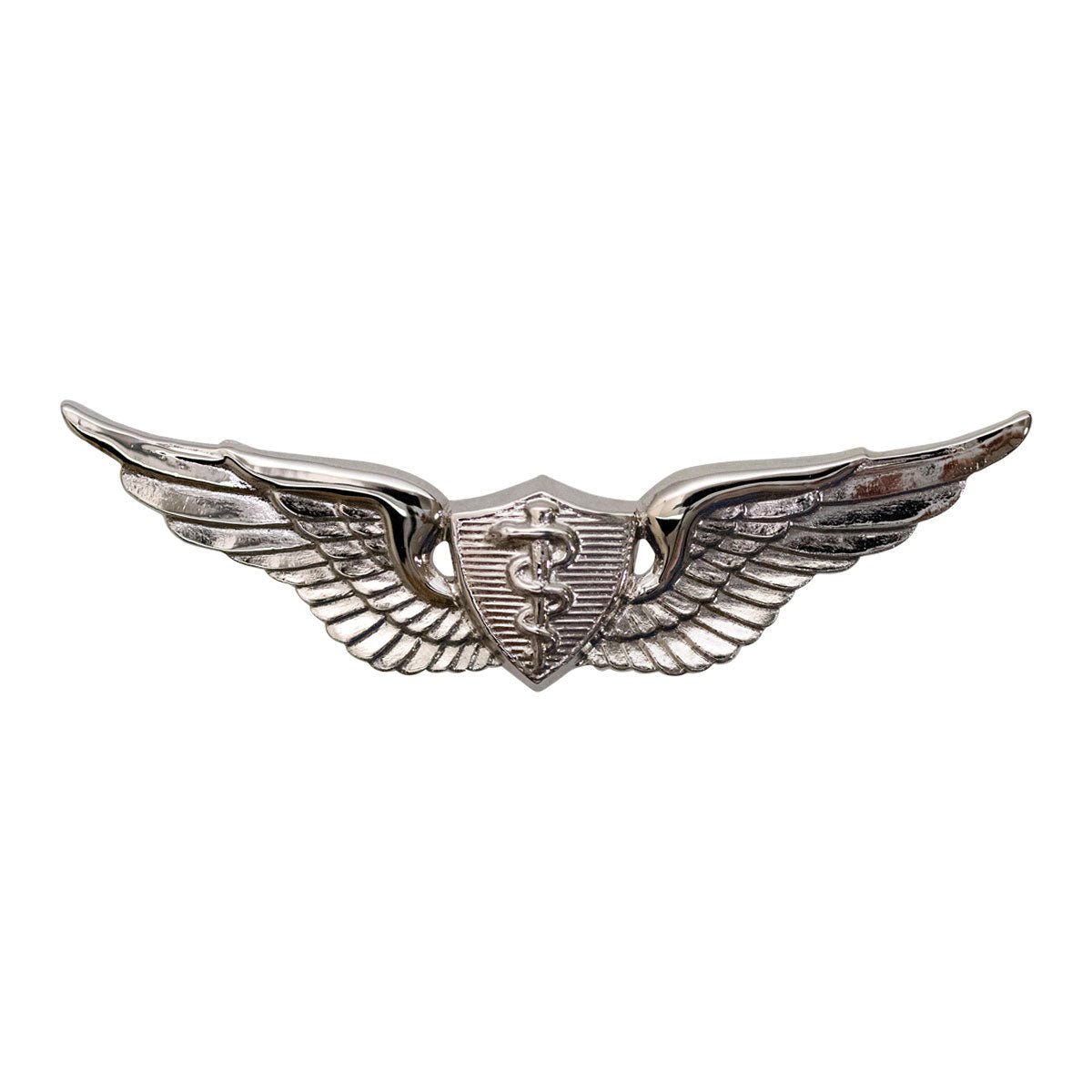 Army Badge: Flight Surgeon - regulation size, mirror finish - Hooyah Woodworks LLC