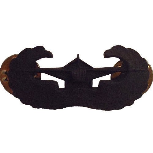 Army Badge: Glider - regulation size, black metal - Hooyah Woodworks LLC