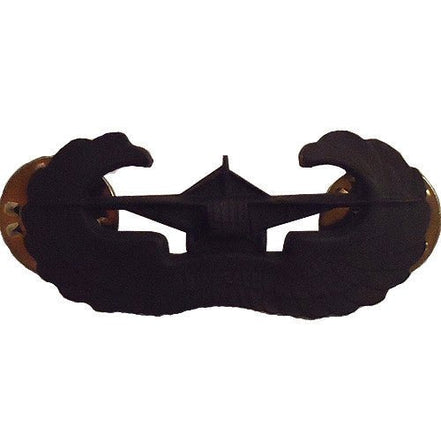 Army Badge: Glider - regulation size, black metal - Hooyah Woodworks LLC