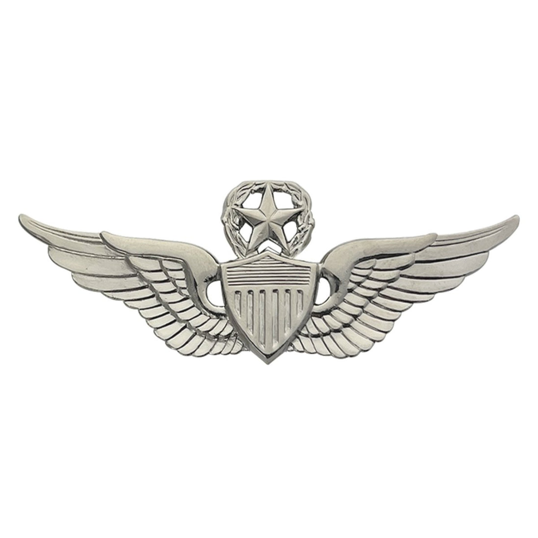 Army Badge: Master Aviator - regulation size, mirror finish - Hooyah Woodworks LLC
