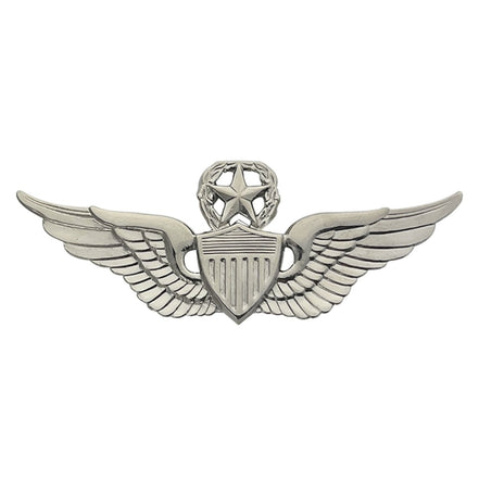 Army Badge: Master Aviator - regulation size, mirror finish - Hooyah Woodworks LLC