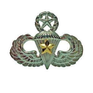 Army Badge: Master Combat Parachute Fifth Award - Hooyah Woodworks LLC