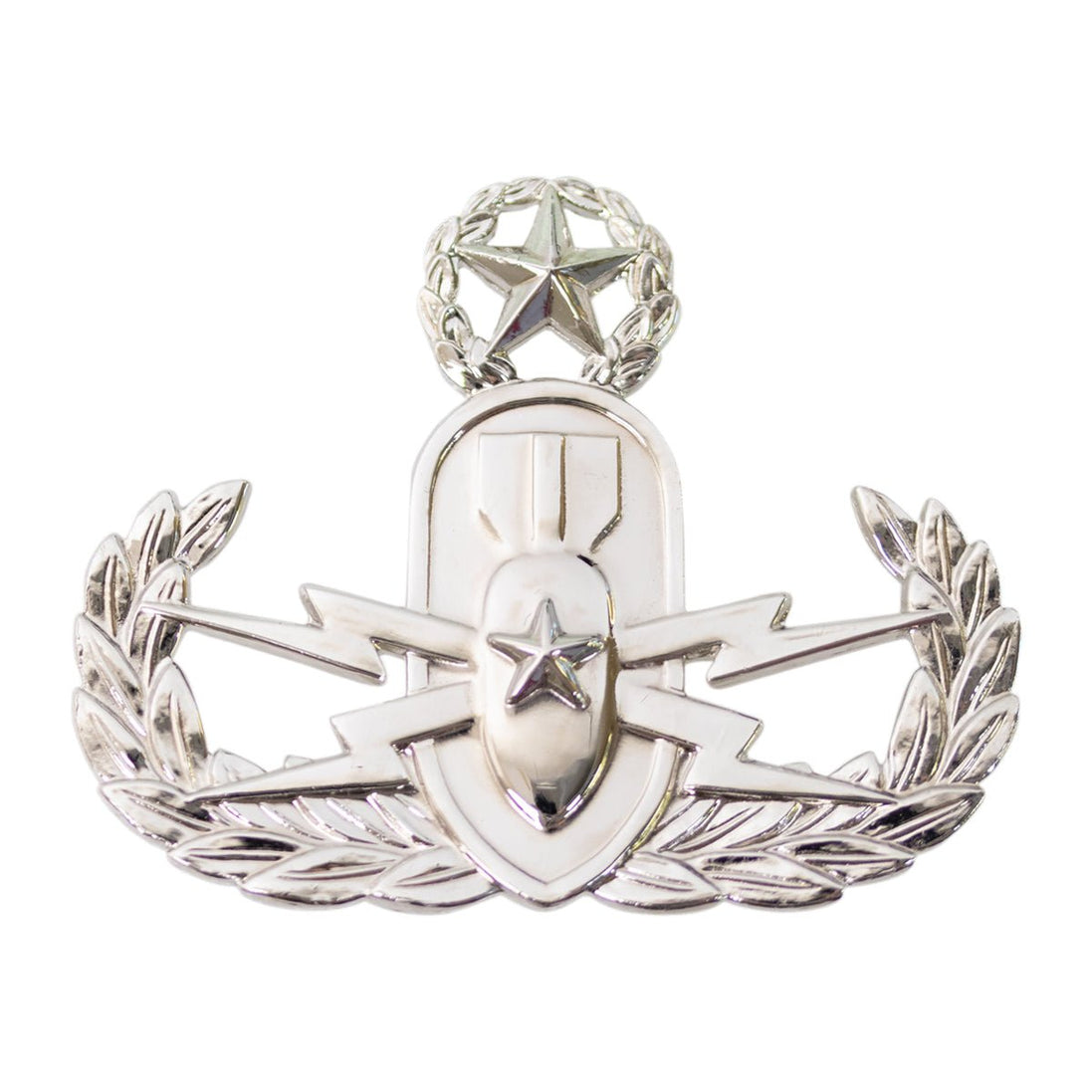 Army Badge: Master Explosive Ordnance Disposal - mirror finish - Hooyah Woodworks LLC