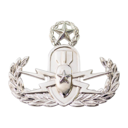 Army Badge: Master Explosive Ordnance Disposal - mirror finish - Hooyah Woodworks LLC