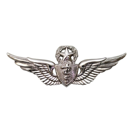 Army Badge: Master Flight Surgeon - regulation size, mirror finish - Hooyah Woodworks LLC
