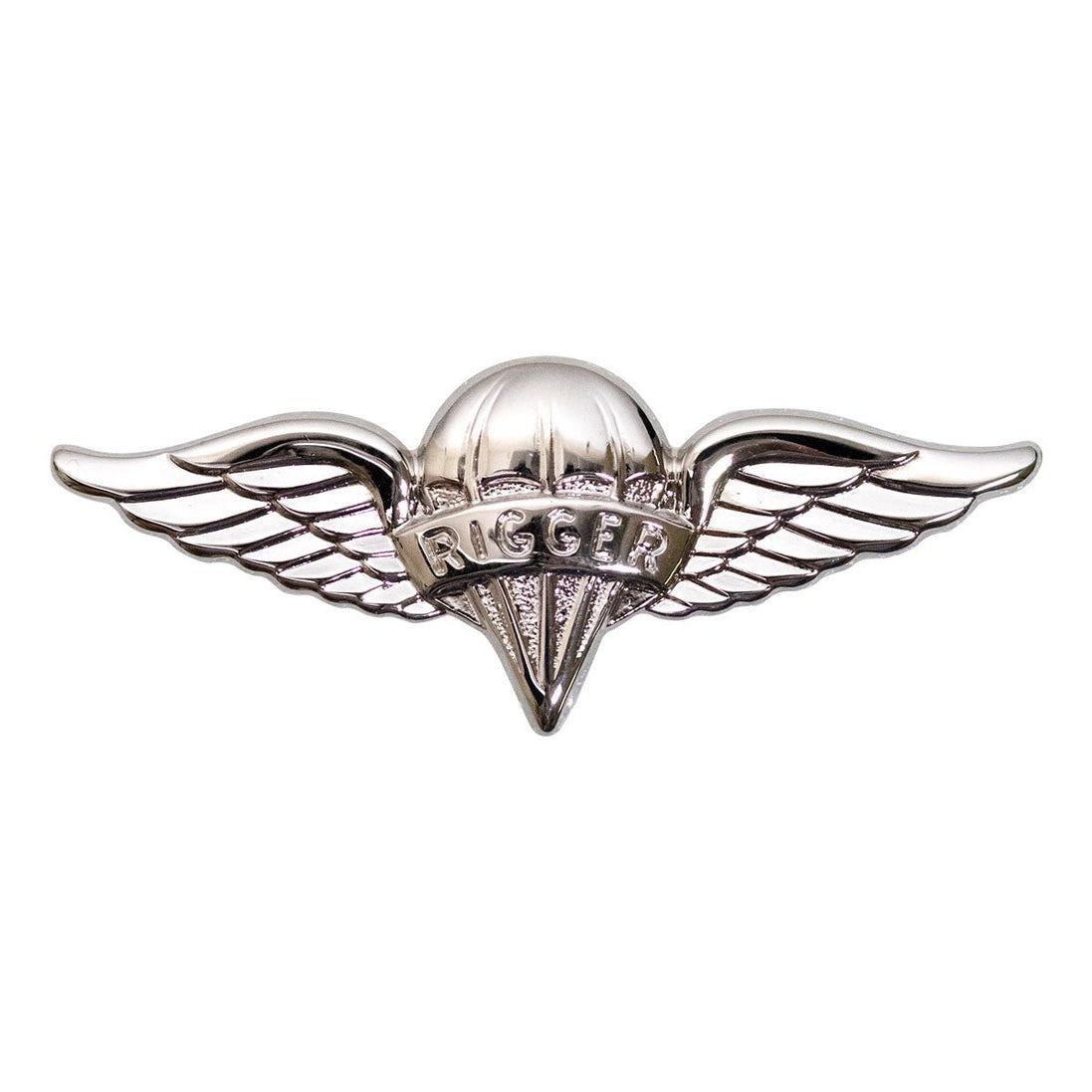 Army Badge: Parachute Rigger - mirror finish - Hooyah Woodworks LLC