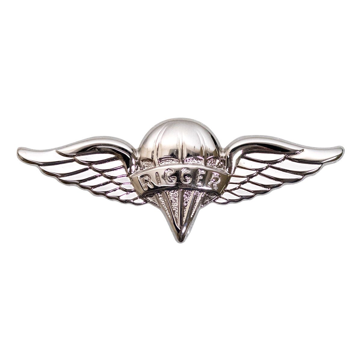 Army Badge: Parachute Rigger - mirror finish - Hooyah Woodworks LLC