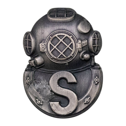 Army Badge: Salvage Diver - silver oxidized - Hooyah Woodworks LLC