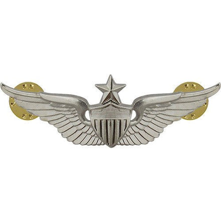 Army Badge: Senior Aviator - regulation size, mirror finish - Hooyah Woodworks LLC