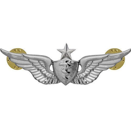 Army Badge: Senior Flight Surgeon - regulation size, mirror finish - Hooyah Woodworks LLC