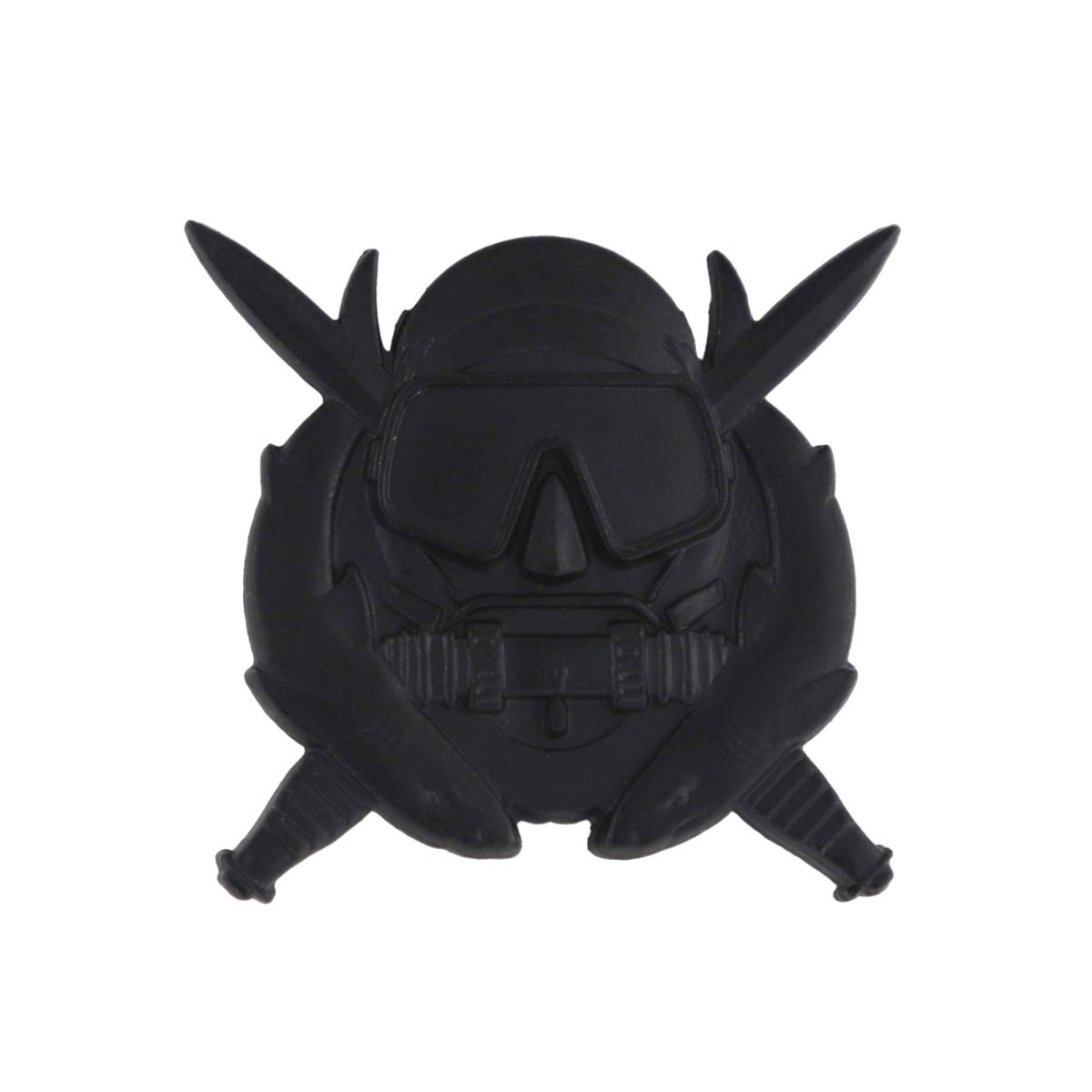 Army Badge: Special Operations Diver - regulation size, black metal - Hooyah Woodworks LLC