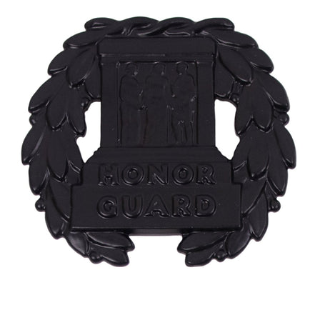 Army Badge: Tomb of the Unknown - regulation size, black metal - Hooyah Woodworks LLC