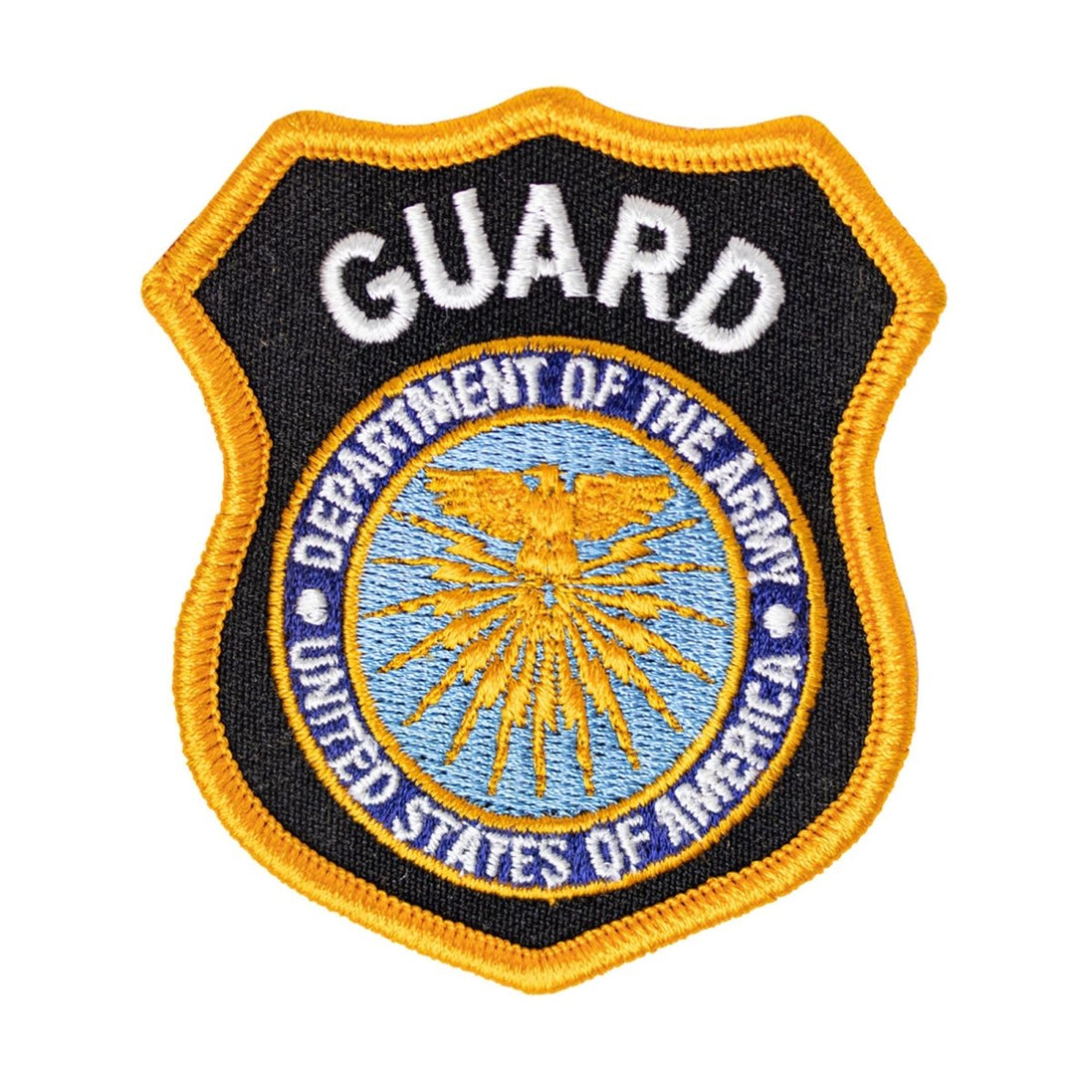 Army Cap Patch: Department of the Army Guard - Full Color embroidery - Hooyah Woodworks LLC