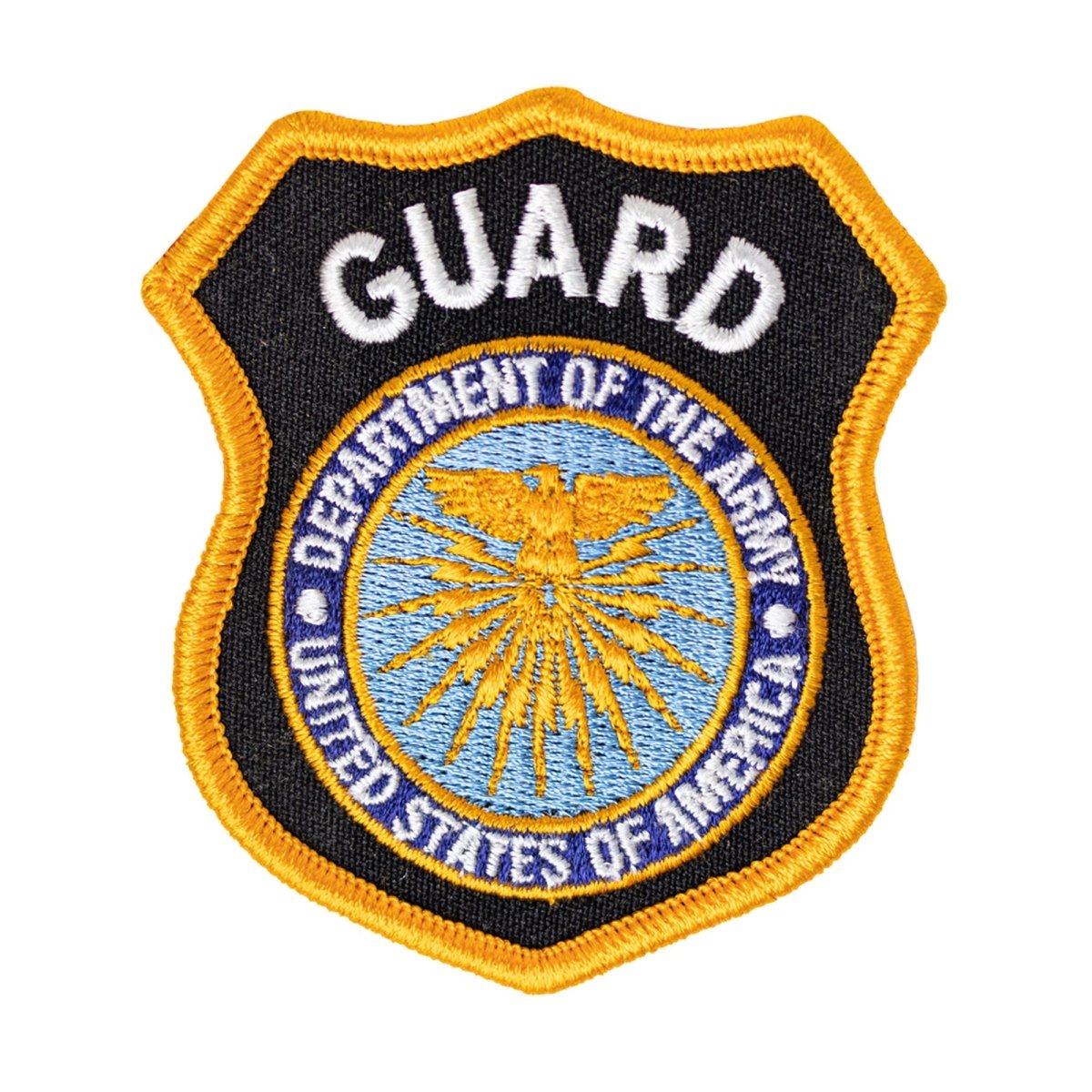 Army Cap Patch: Department of the Army Guard - Full Color embroidery - Hooyah Woodworks LLC