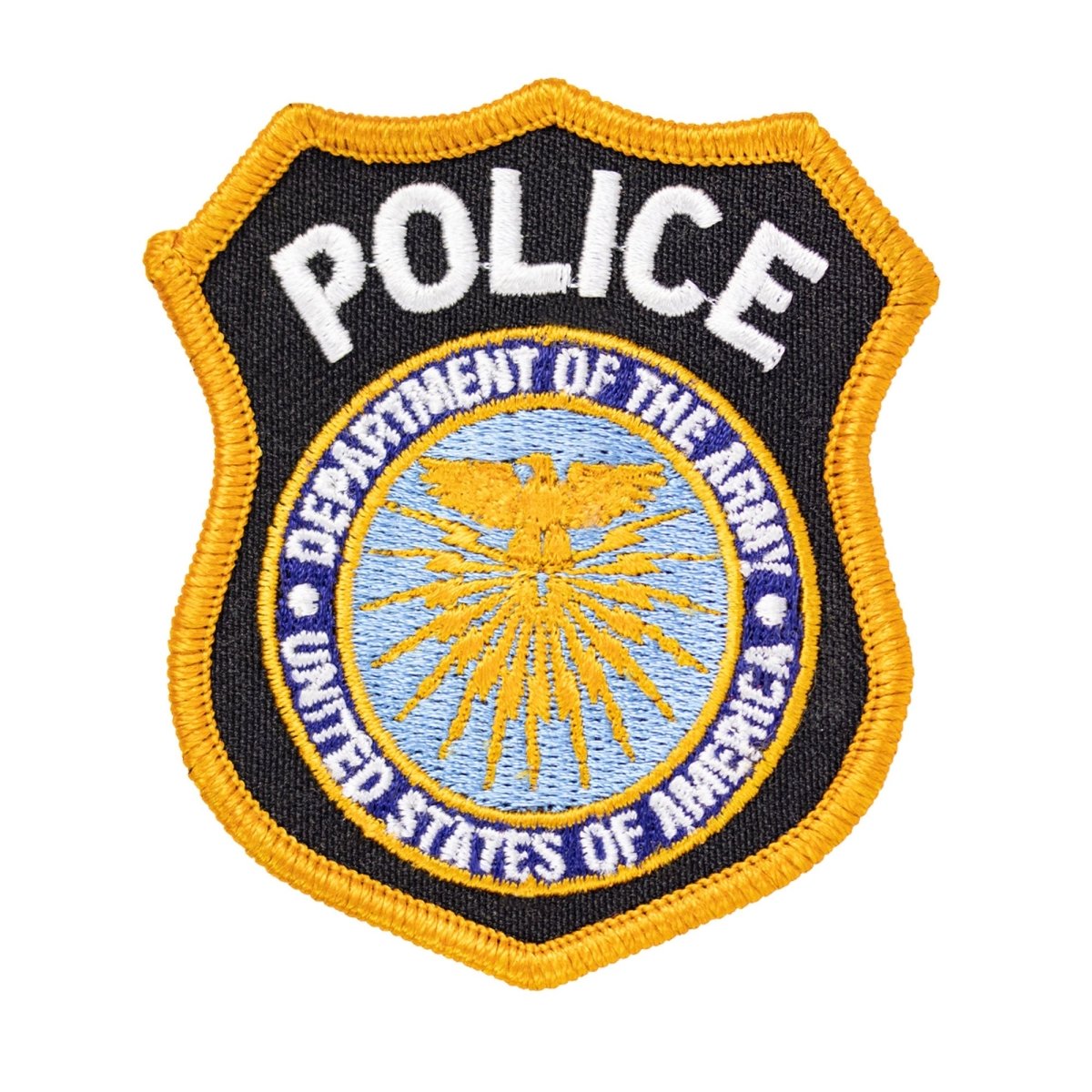 Army Cap Patch: Police Department of the Army - Full Color embroidery - Hooyah Woodworks LLC