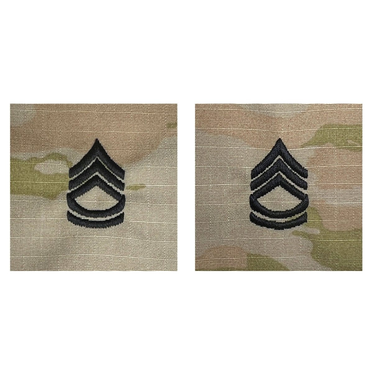 Army Embroidered OCP Sew on Rank Insignia: Sergeant First Class - Hooyah Woodworks LLC