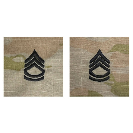 Army Embroidered OCP Sew on Rank Insignia: Sergeant First Class - Hooyah Woodworks LLC