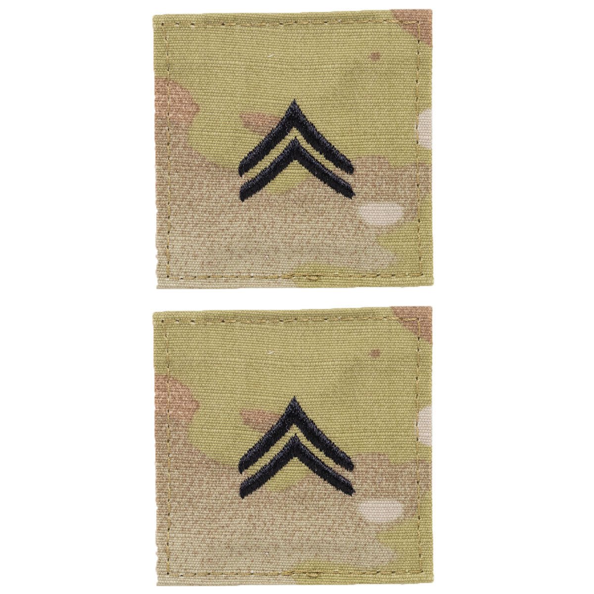 Army embroidered OCP with hook rank insignia: Corporal - Hooyah Woodworks LLC