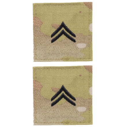 Army embroidered OCP with hook rank insignia: Corporal - Hooyah Woodworks LLC