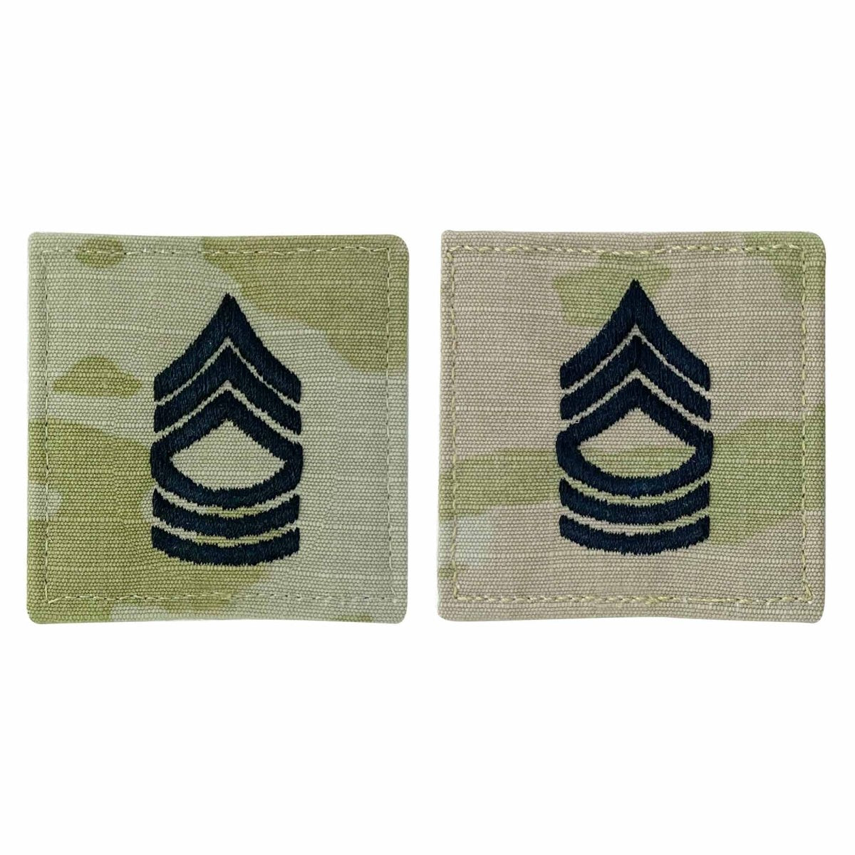 Army embroidered OCP with hook rank insignia: Master Sergeant - Hooyah Woodworks LLC
