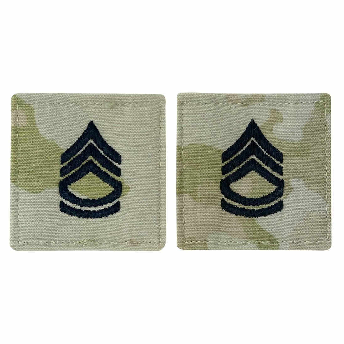 Army embroidered OCP with hook rank insignia: Sergeant First Class - Hooyah Woodworks LLC