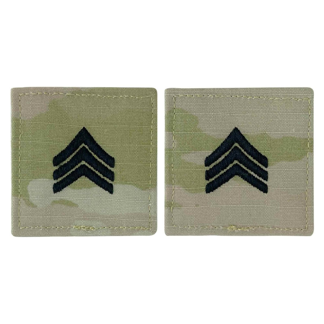 Army embroidered OCP with hook rank insignia: Sergeant - Hooyah Woodworks LLC