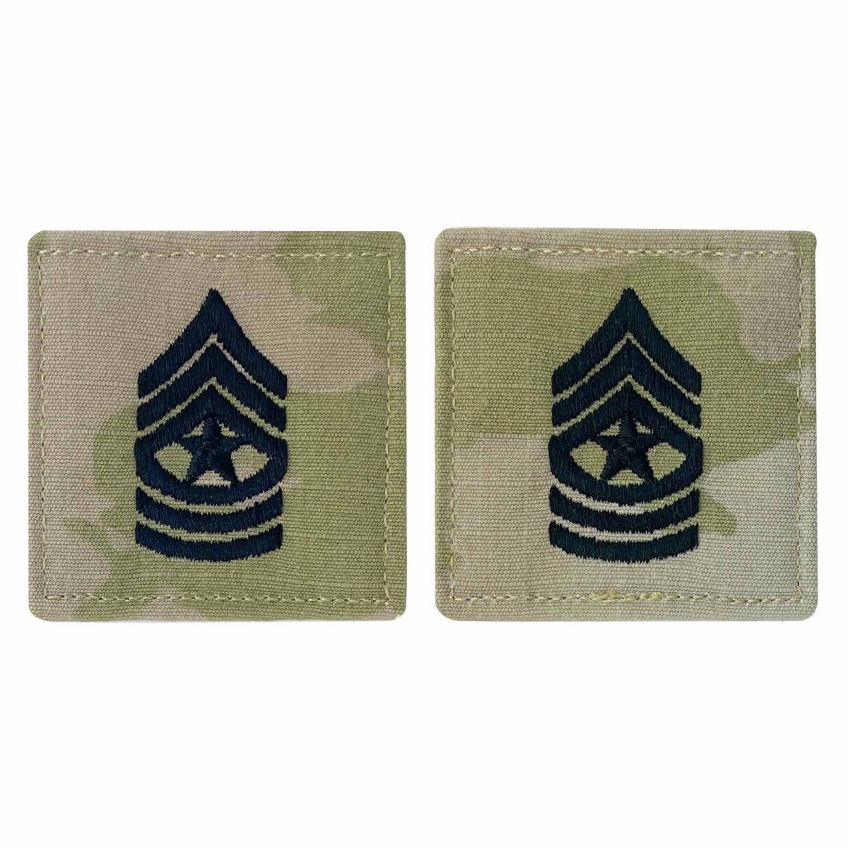 Army embroidered OCP with hook rank insignia: Sergeant Major - Hooyah Woodworks LLC