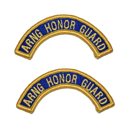 Army Embroidered Tab: Army National Guard Honor Guard - color - Hooyah Woodworks LLC