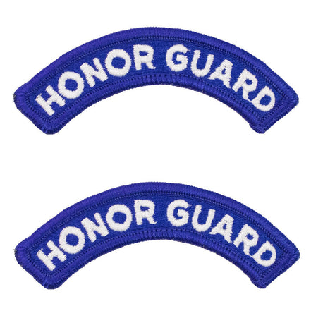 Army Embroidered Tab: Honor Guard - color - Hooyah Woodworks LLC