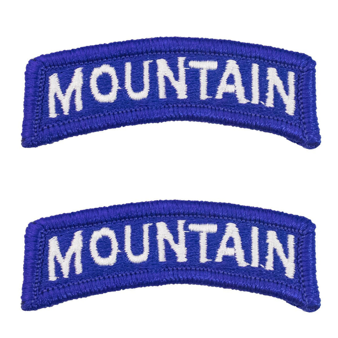 Army Embroidered Tab: Mountain - color - Hooyah Woodworks LLC