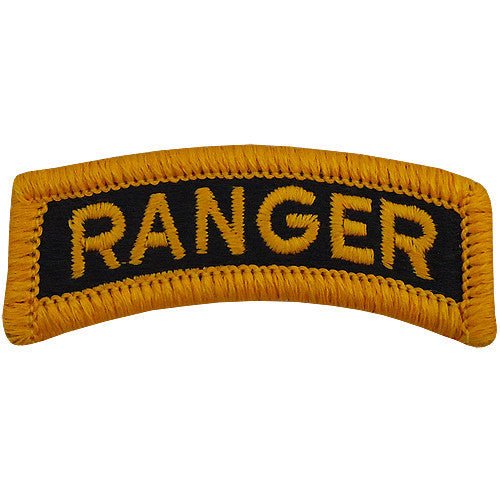 Army Embroidered Tab: Ranger - color - Hooyah Woodworks LLC