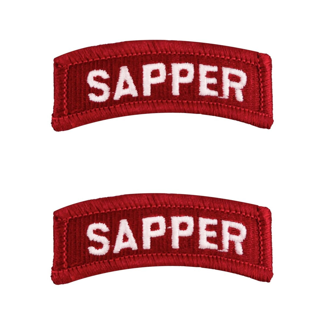 Army Embroidered Tab: Sapper - color - Hooyah Woodworks LLC