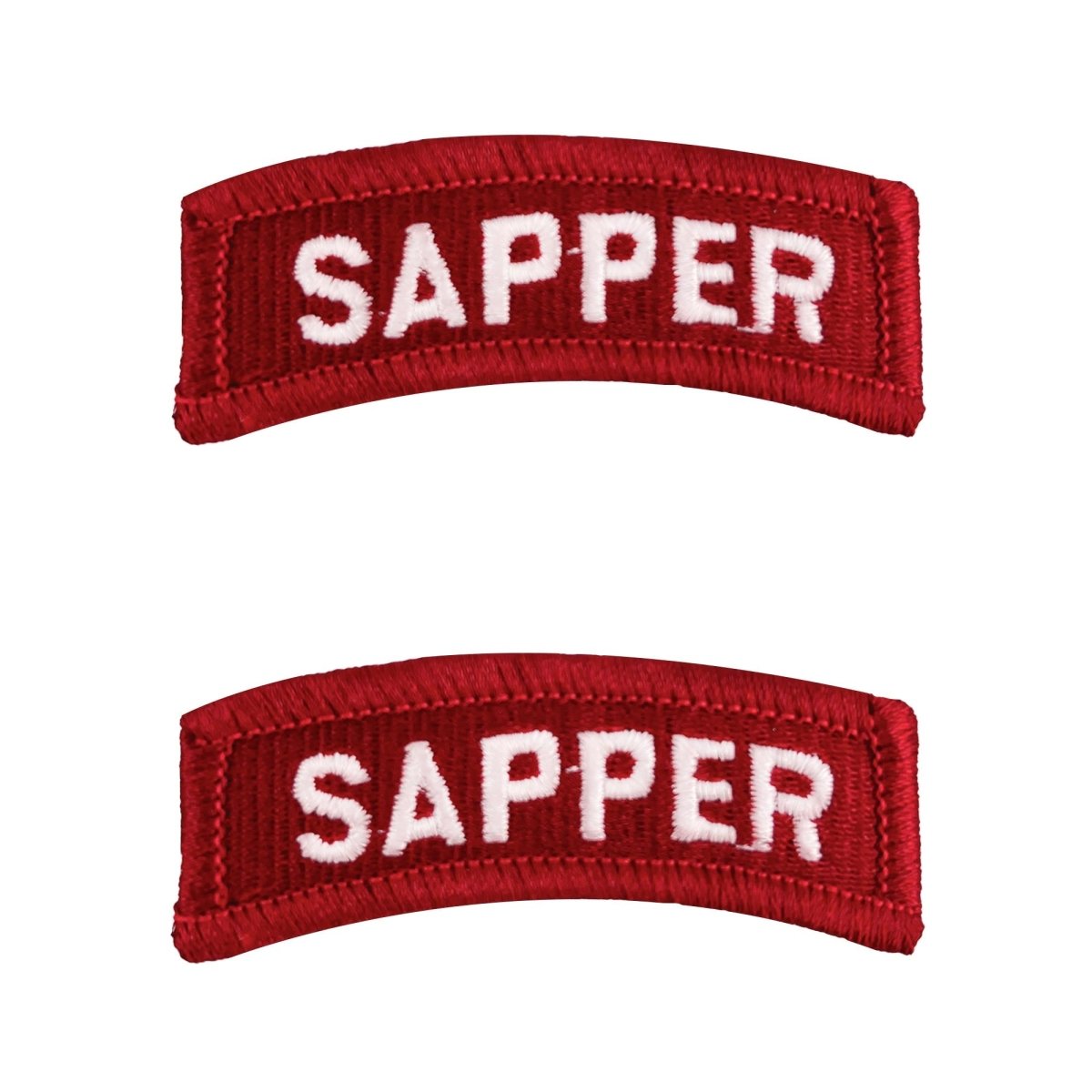 Army Embroidered Tab: Sapper - color - Hooyah Woodworks LLC