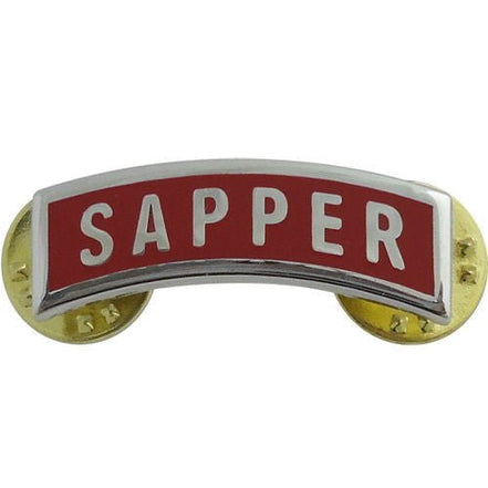 Army enamel Tab: Sapper - Hooyah Woodworks LLC